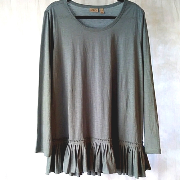 LOGO long sleeve tunic